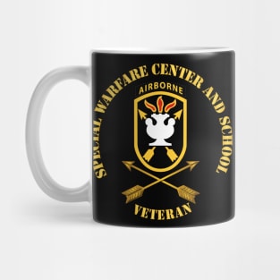 JFK Special Warfare Center - School SSI w Branch - Veteran wo Backgrnd Mug